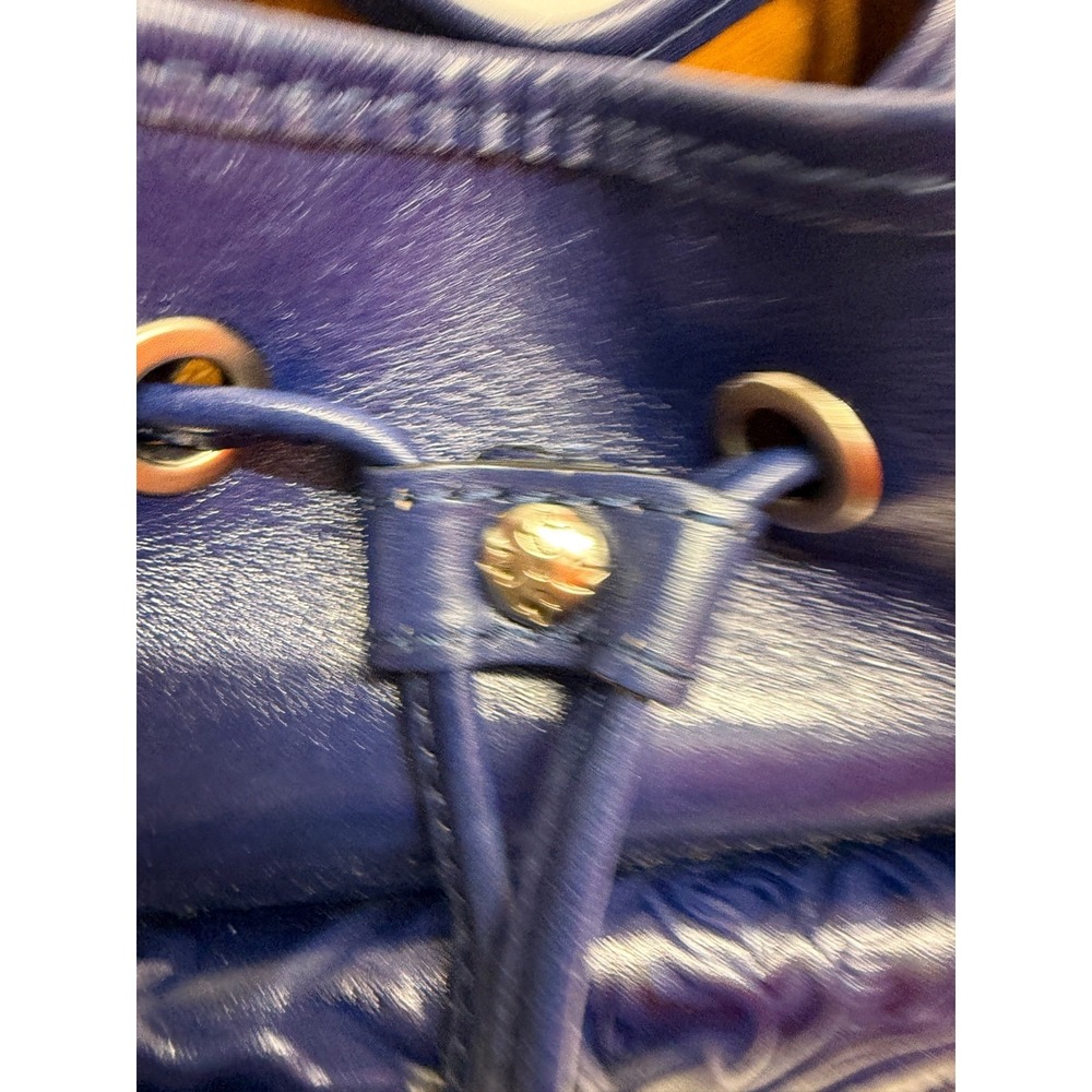 Patricia Nash SABINA Leather Crossbody Drawstring Bag Plus Pouch PATRIOT BLUE - Picture 10 of 12